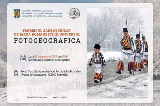 Farmecul sărbătorilor de iarnă româneşti în universul Fotogeografica, 15 decembrie 2025